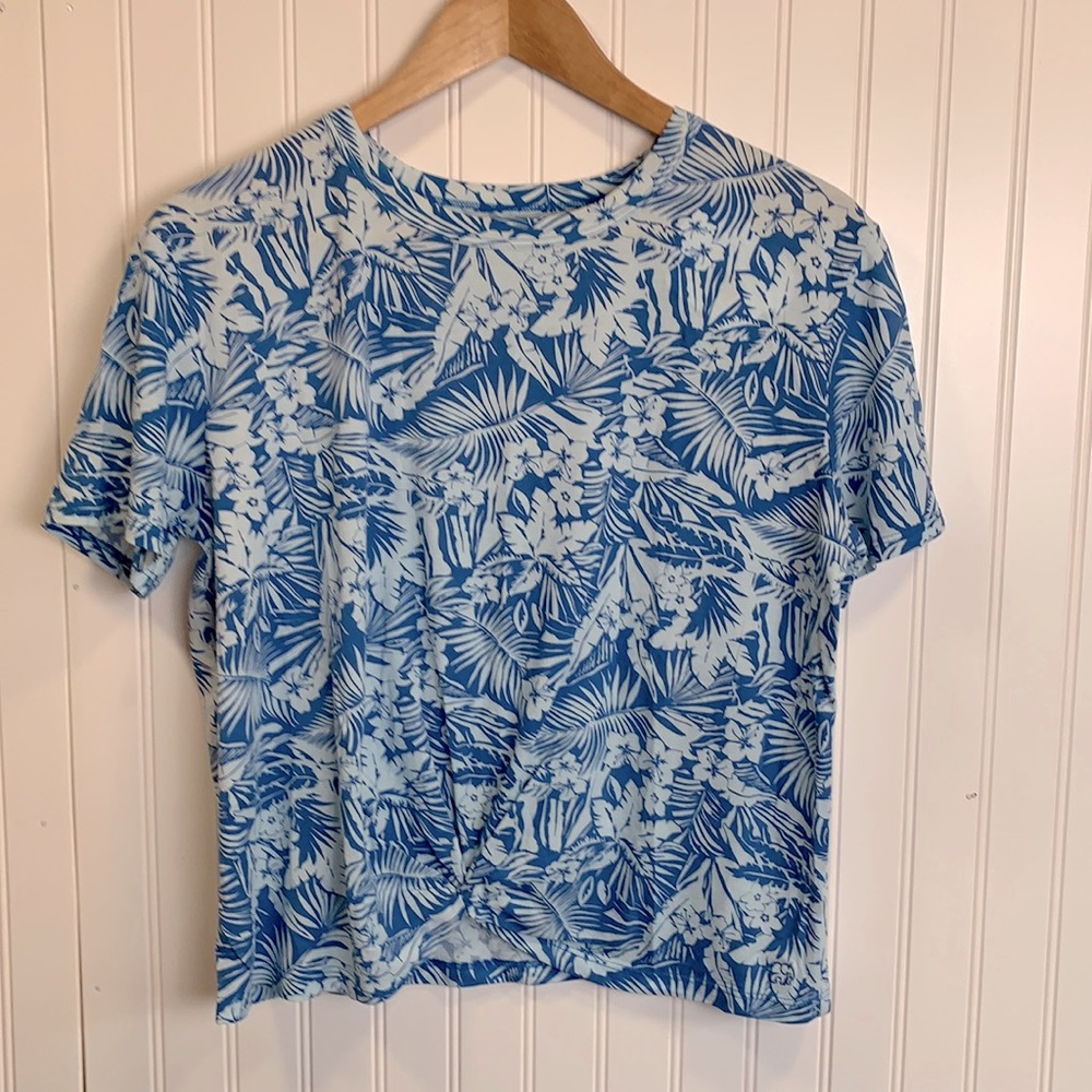 Ivory Ella twist front tee - Picture 1 of 4